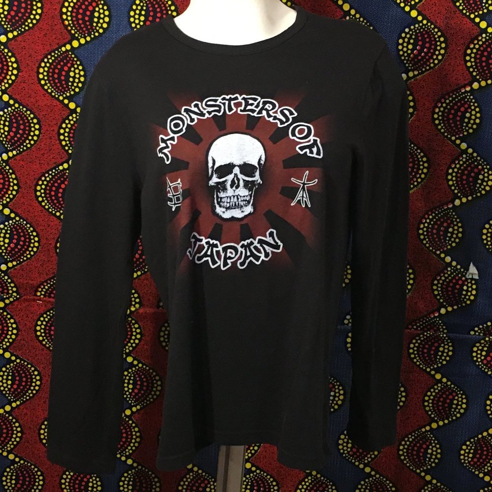 Monsters Of Japan - Good Natured Evil - Long Sleeve T-shirt - Black - XL